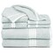Lavish Home 8 Piece 100% Cotton Soft Towel Set
